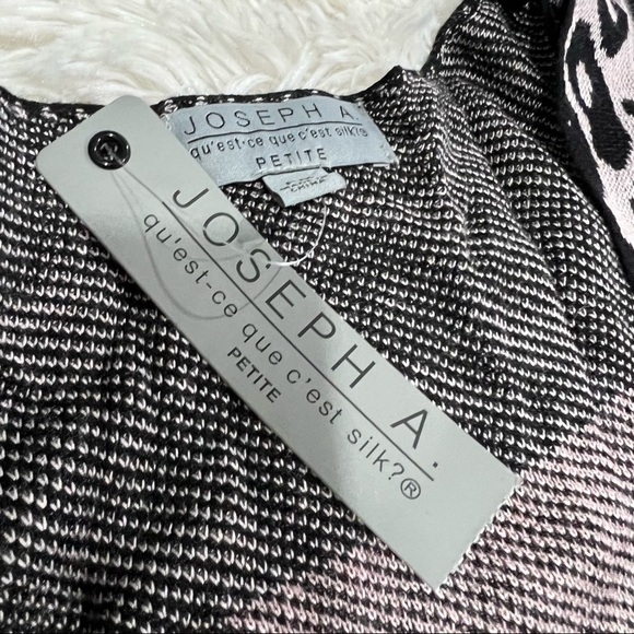 Joseph A Animal Print Woman’s Open Front Cardigan Size MP NWT - Picture 9 of 12